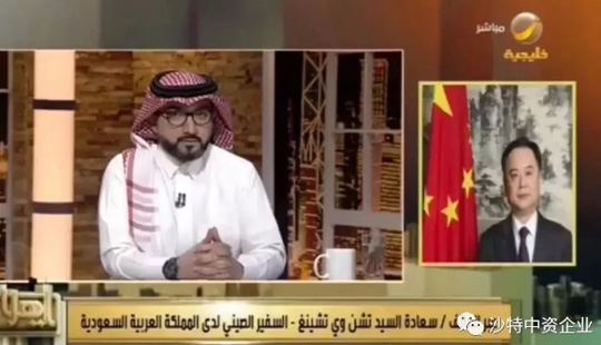 陈伟庆大使接受海湾罗塔纳电视台采访