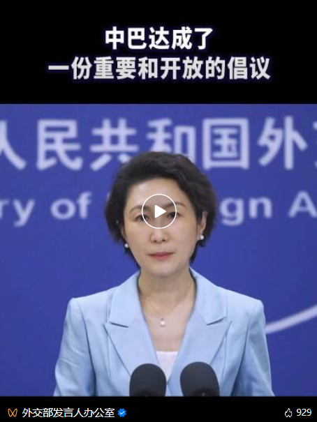 外交部发言人：一份重要和开放的倡议