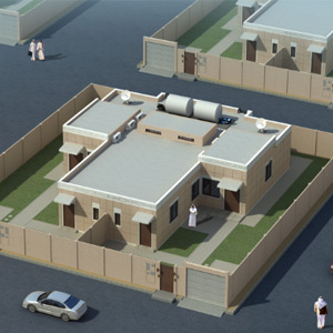 项目效果图（双拼单体）