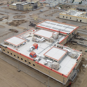 吉赞阿美石油应急响应中心项目部1号鸟瞰图